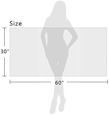 JML Bath Towel, Microfiber Bath Towels Set 6 Pack 30" x 60" - Large Size, Absorbent, Quick Drying as Fitness Towel, Sports Towels, Yoga Towel, Violet