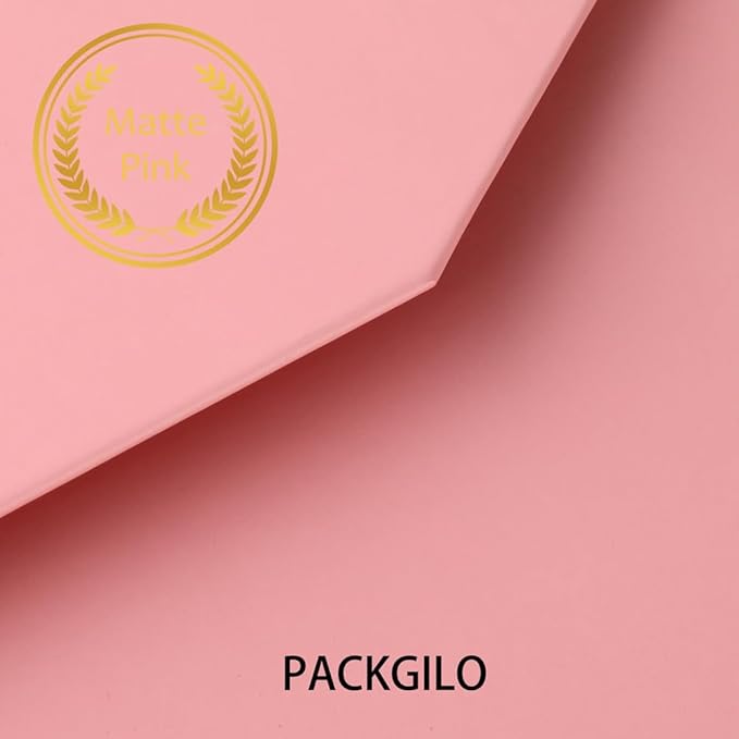 Pink Extra Large Gift Box with Lid 1 Pcs 19x16x6 Inches, Gift Box large Pink Gift Boxes for Presents Clothes Robe Wedding Dress Sweater,Reusable Foldable Bridesmaid Proposal Box(Matte)