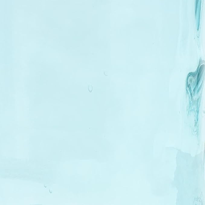 Deco 79 Recycled Glass Handmade Decorative Vase Tall Ombre Floor Centerpiece Vase, Flower Vase for Home Decoration 9" x 9" x 40", Teal