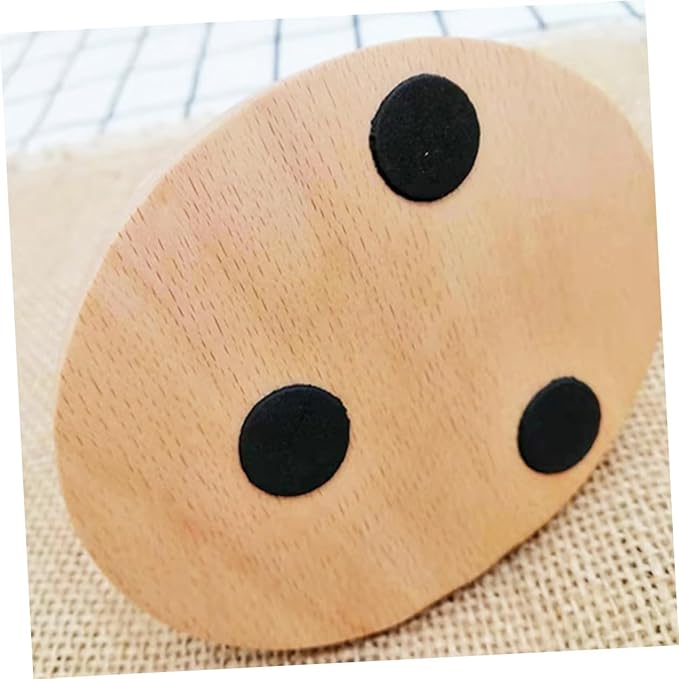 Wooden Desktop Phone Holder Cartoon Mouse Design Portable Stand for Smartphones Tablets Sturdy Ergonomic Viewing for Office Kitchen Nightstand