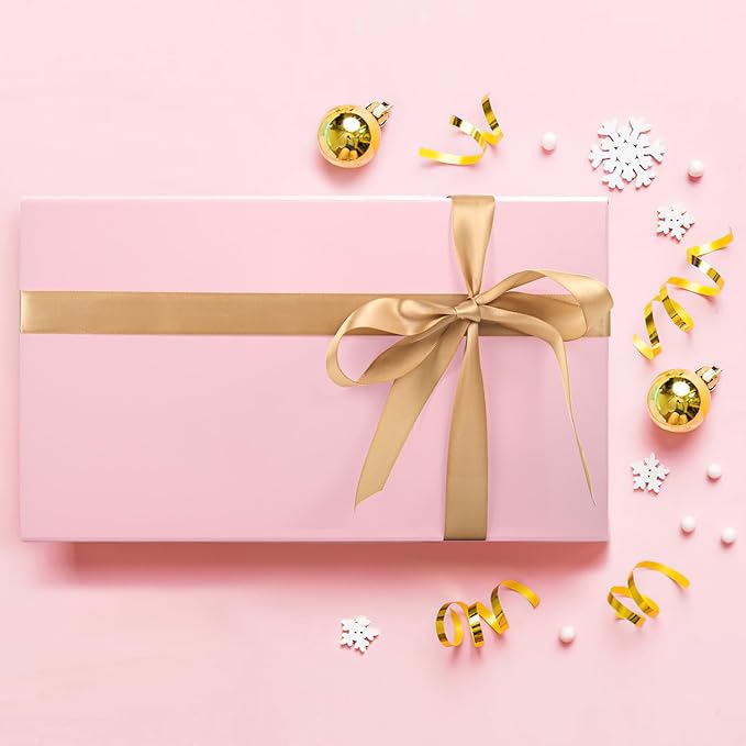 LIFELUM Birthday Gift Box 14"x8.5"x4.5" Gift Boxes for Presents for Anniversary Wedding Proposal Birthday Gifts boxes with Shredded Filler Card Ribbon