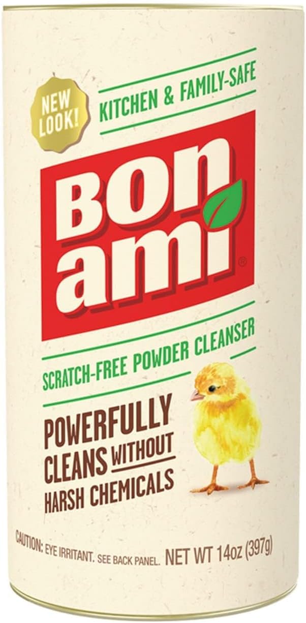 Bon Ami Polish and Cleanser Powder 14 Ounce (Set of 6)