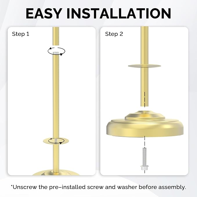 Freestanding Toilet Paper Holder Stand with Storage – Holds 4 Extra Rolls – Brushed Gold Toilet Paper Holder for Bathroom – Sturdy Base, Classic Retro Style, Space-Saving Bathroom Storage