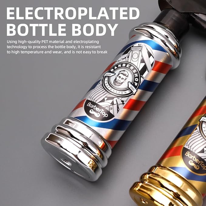 Barber Spray Bottle, Barber Stylist Fine Mist Sprayer, Refillable Container & Spray Bottle for Hairdressing, Cleaning, Plants 6.76 ounce (Red)