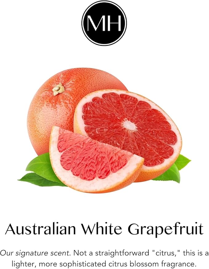 Murchison-Hume Luxury Vegan Hand Soap with Pump Dispenser, Moisturizing Hand Wash, SLS, Paraben & Cruelty-Free, 17oz (Australian White Grapefruit)