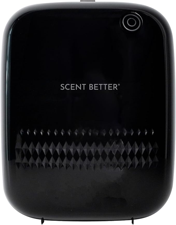 Scent Better Pro - Smart Bluetooth Essential Oil Diffuser for Home, Hotel, Spa, Office, Waterless - Includes Free Linen Breeze - Black