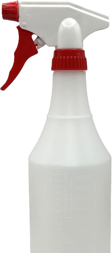 Spray Bottle 24 oz (3 Pack) Colors may vary, Leakproof close nozzle to seal and durable & long life.Fully adjustable mist, spray and steam.