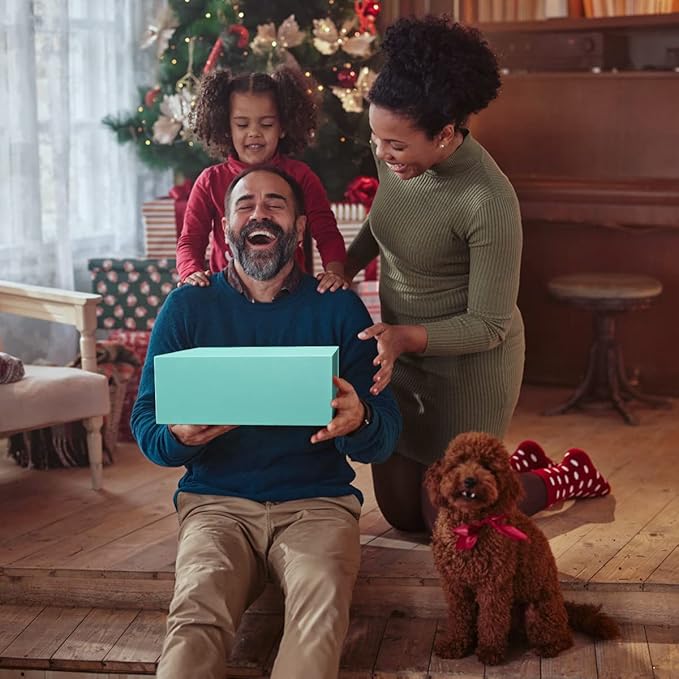 Gift Boxe 12" x 6" x 4" with Magnetic Closure Lid Gift Boxes for Presents,Bridesmaid Gifts Box,Cute Box,Birthday Gift box,Luxury for Gift Packaging, Magnetic Gift Box for Wrapping Gifts (Light Blue/5PCS)