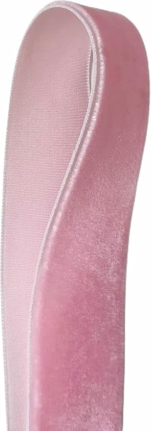 Velvet Ribbon, 1 1/2-Inch by 25-Yard Spool (Pink)
