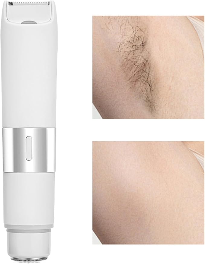 Women Body Hair Trimmer - Waterproof Wet Dry Electric Razor, Rechargeable Electric Grooming Tool, Razor For Smooth Skin | Bikini Line Shaver, Cordless Personal Care Shaving Accessory, Underarm Trimmer