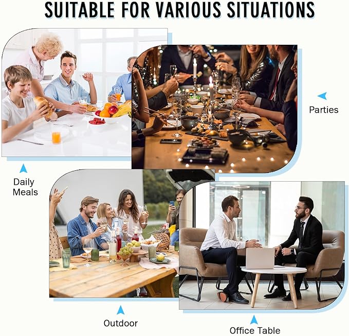 UnivoColors Washed Cowhide Pattern Faux Leather Big Size Placemats Set of 8, Waterproof Easy to Clean Anti-Slip PU Table Mats for Party Decoration19.7″×13.6″,Red Brown Retro Cowhide Pattern