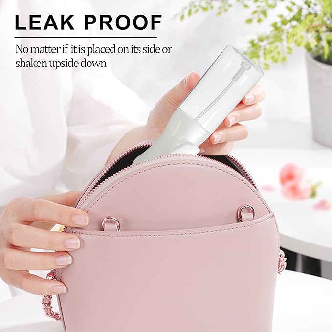 Spray Bottle for Hair - Fine Mist Water Mister Continuous Spray Bottle for Hairstyling, Cleaning & Plants Salon, Home, Pets & More – White 200ml