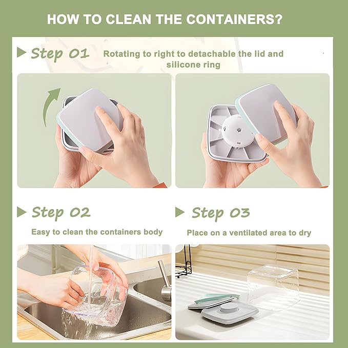 Airtight Food Storage Containers with Lids Pop Up Containers Pasta Organizer for Kitchen Pantry Cereal Snack Flour Sugar Coffee (3pc 1200ml / 1.26qt)