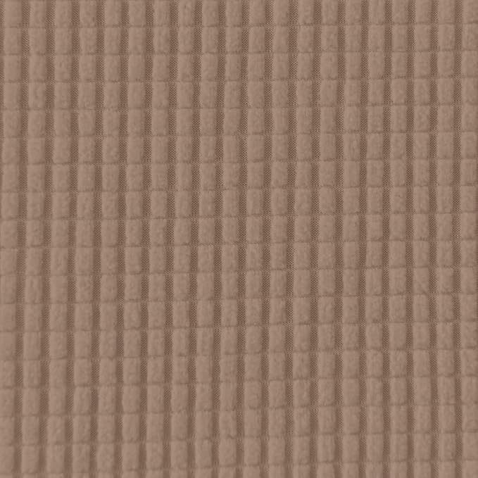 Easy-Going Stretch Ottoman Cover Folding Storage Stool Furniture Protector Soft slipcover with Elastic Bottom (Medium,Camel)