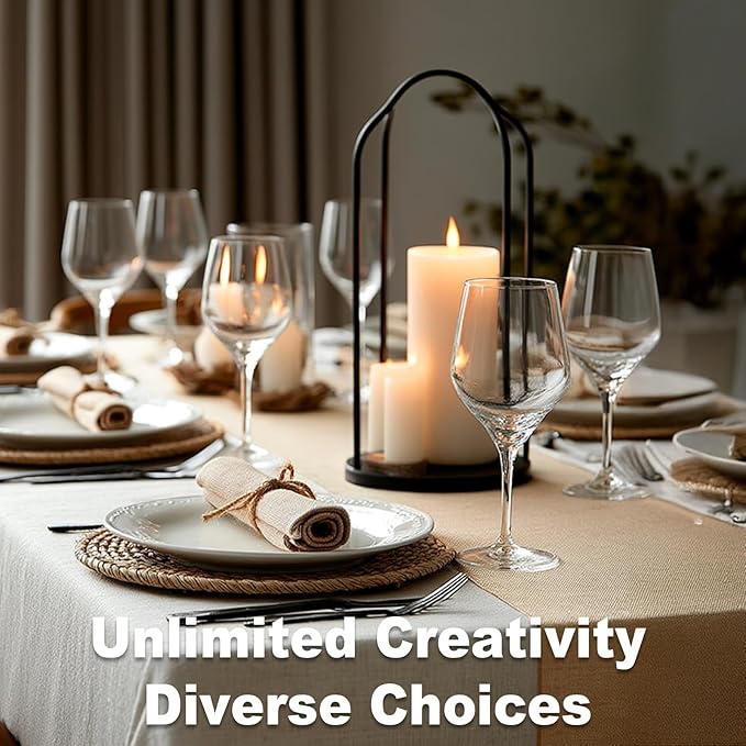 6 Pack Burlap Table Runners 12x72 Inch - Natural Jute Rustic Farmhouse Table Runner Decor for Western Wedding, Farmhouse Party, Holiday & Kitchen Coffee Table (Brown, 12x72 6PC)