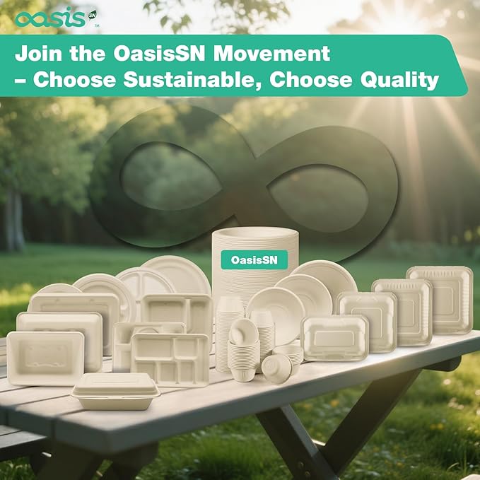 ๐ด๐
๐ด", ๐ฒ๐ด-๐ฃ๐ฎ๐ฐ๐ธ Disposable Clamshell Take Out Food Containers, Biodegradable Paper To Go Boxes for Burgers, Sandwiches, Fries & More (Natural)