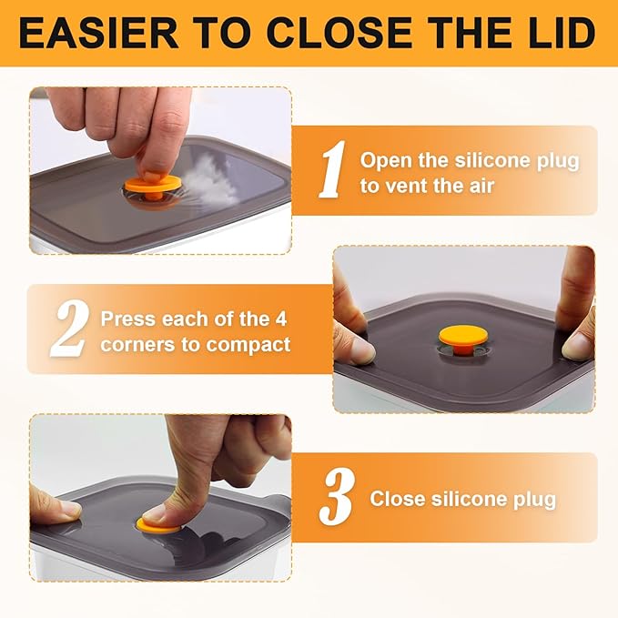 YUPER Stainless Steel Food Containers, Meal Prep Containers, Bacon Cheese Container for Refrigerator, Stainless Steel Containers with Lids Fruit Lunch Storage, 2 Pack (84+125OZ)