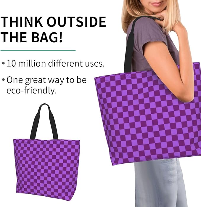 Tote Bag Shoulder Bags for Women Grocery Shopping Bag Reusable Bags Boho-Red Paisley 1