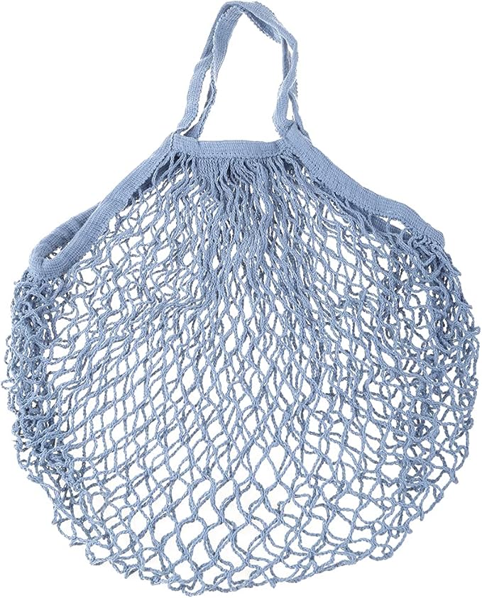 Portable Cotton Shopping Mesh Bag Ecology Reusable Short Handle Grocery Bags Short Handle Grocery Bags