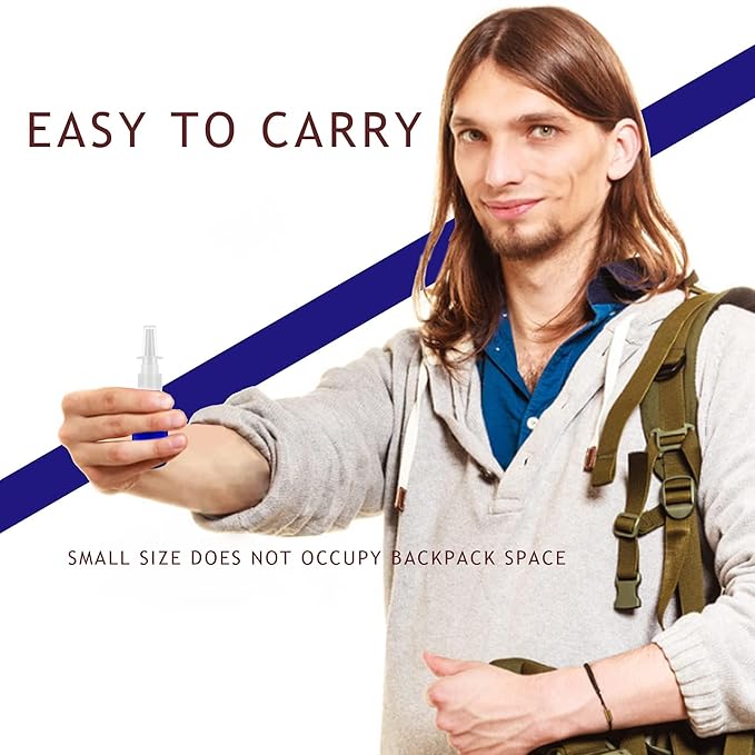 Nasal Spray Bottles 6Pcs1oz (30ml),Empty Nasal Spray Bottle with Funnel,Dropper,Label,Cobalt Blue Glass Nose Spray Bottle,Press Spray Head Refillable Portable Fine Mist Travel Bottle