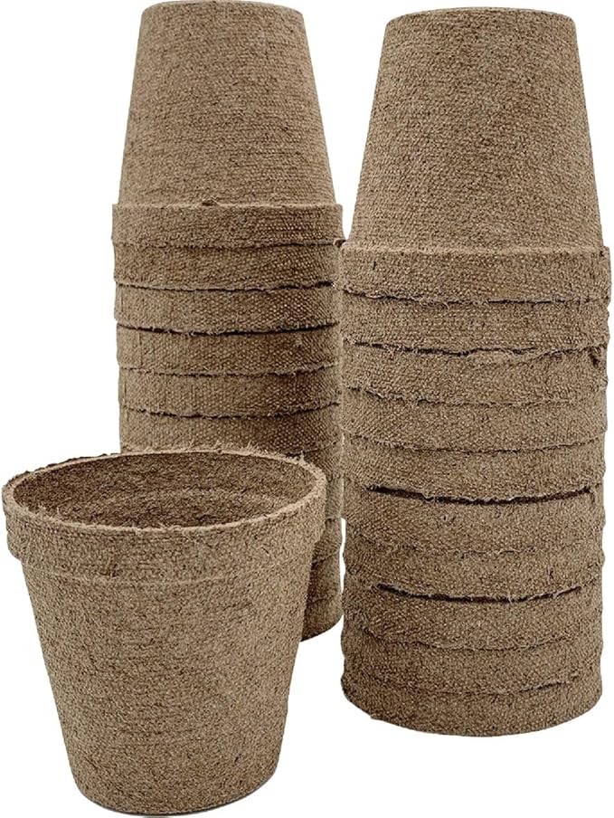 Jiffy Organic Seed Starting 3" Biodegradable Peat Pots (22 Pots)