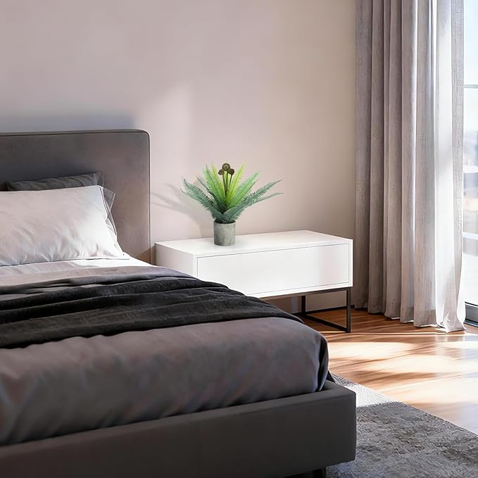 2 Pack Small Fake Plants Potted Artificial Plants Indoor for Home Decor Office Room Farmhouse Indoor Table Bathroom Decor