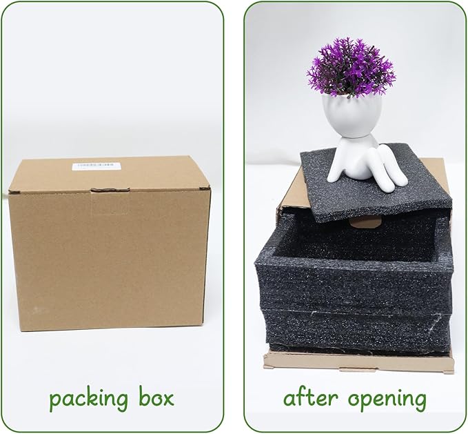 Zerzsy Mini Succulent Plant - Plants Gift - Cute Desktop Decoration Desk Decorations for Women Office - Potted Small Fake Plants for Indoor Decoration-Set of 1