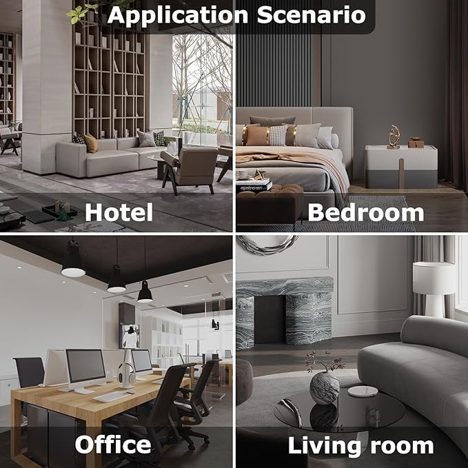 2025 Upgraded Cordless Rechargeable Diffuser - Hotel Scent Diffuser for Whole House- Scent Air Machine -App Bluetooth Control - Waterless Essential Oil Diffuser for Large Room, Studio Office -Silver