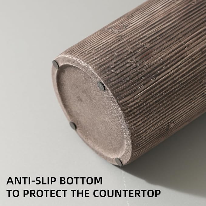 Rustic Vases for Home Decor. Ceramic Vase for Dining Table Decor. Terracotta Decorative Vase 9.7IN. ZSHLXM