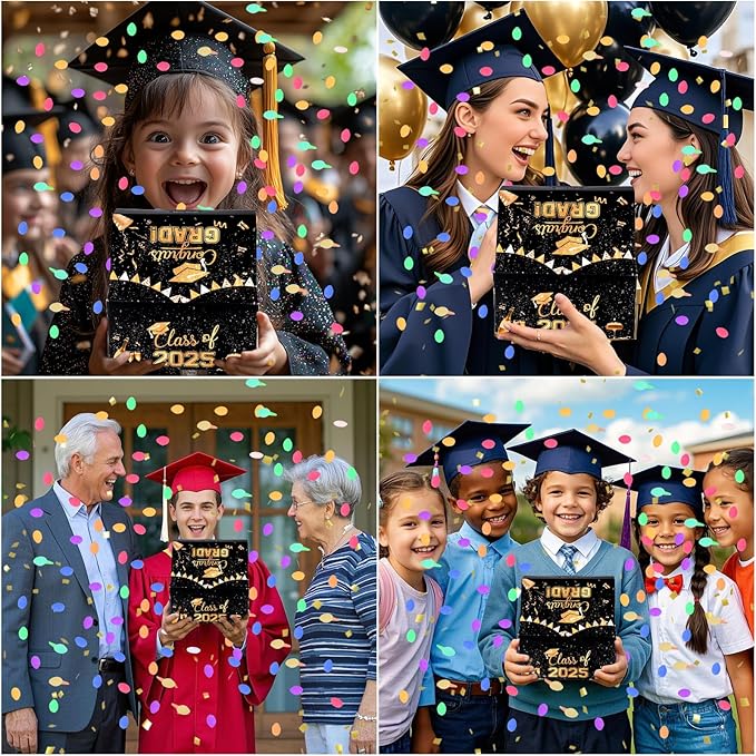 BABORUI Upgraded Graduation Gift Box Explosion with Confetti, Cool Graduation Gifts for Graduates Her Him High School College