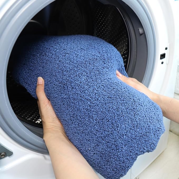 Everplush Diamond Collection Oversized Bath Towel – 2 Pieces, Super Soft & Highly Absorbent, Quick-Drying & Extra Large. Perfect for Bathroom, Pool, Swimming Use(Navy, 30" x 56" 2PK)