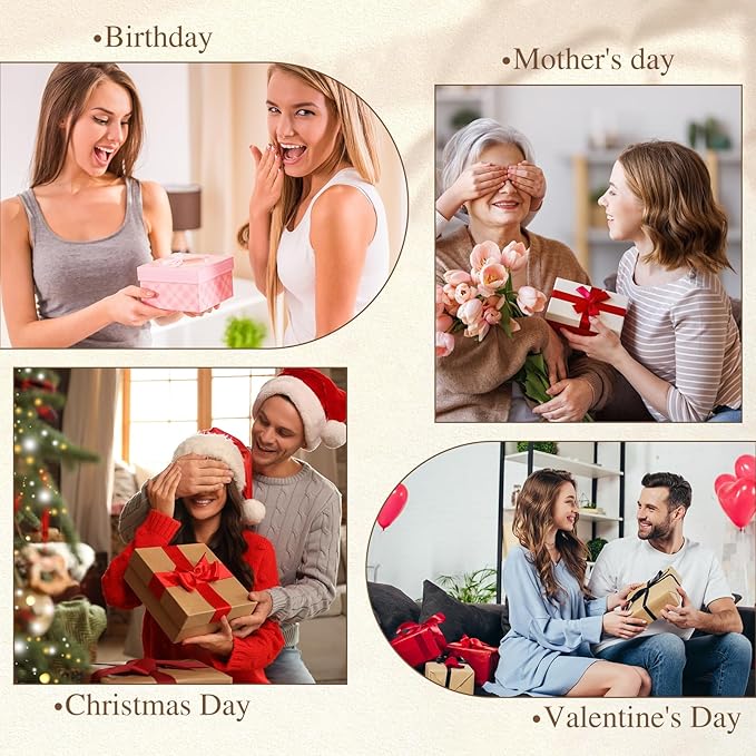 AROIC Car Air Freshener for Women, 6 Pack Air Freshener Diffuser, Hanging Air Fragrance Essential Oil Diffuser, Car Scents Accessories Cute Car Interior Decor Unisex (Light Fragrance)