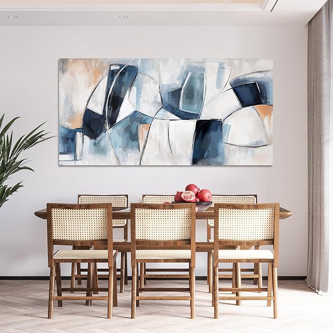 Abstract Canvas Wall Art Decor Modern Large Wall Art for Living Room Abstract Canvas Art Wall Decor Pictures Oversized Colorful Wall Art Prints Artwork for Walls Bedroom Office Home Decor 29"X58"