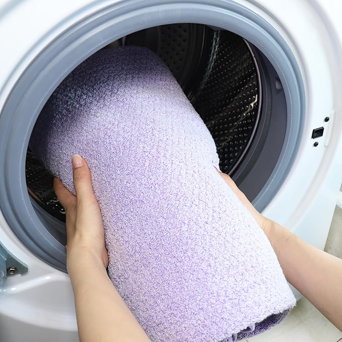 Everplush Diamond Collection Oversized Bath Towel – 2 Pieces, Super Soft & Highly Absorbent, Quick-Drying & Extra Large. Perfect for Bathroom, Pool, Swimming Use(Lavender, 30" x 56" 2PK)