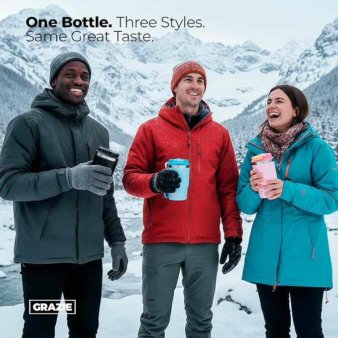 Insulated Stainless Steel Coffee Mug 16 oz with Sliding Lid Double Wall Vacuum Travel Tumbler for Hot and Cold Drinks Leakproof Portable Reusable Cup for Work Camping Hiking School Gym Candy Glow