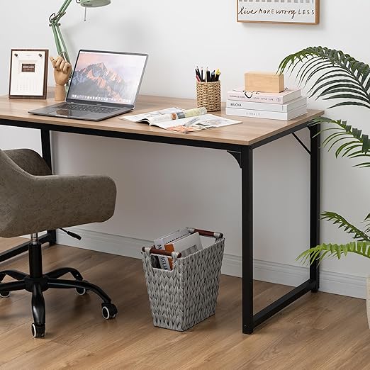 GRANNY SAYS Woven Waste Basket, Gray Wicker Basket with Wood Handles, Wicker Waste Basket for Bathroom Living Room, 2-Pack, 13" x 7 ½" x 12 ½"