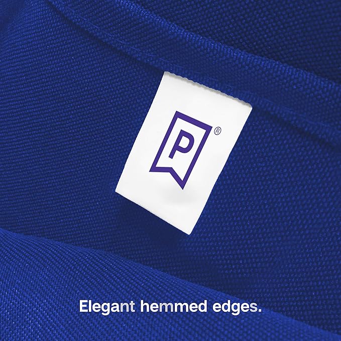 Gee Di Moda Rectangle Tablecloth - 70 x 120 Inch Royal Blue - Heavy Duty, Wrinkle-Resistant Polyester - Perfect for 6 or 8 Foot Rectangular Tables, Ideal for Buffet, Dinner, Wedding & Baby Showers