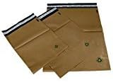 Bubblefast! Brand 10'' x 13'' Unlined Biodegradable Self-Seal Poly Mailing Bags, Pack of 100