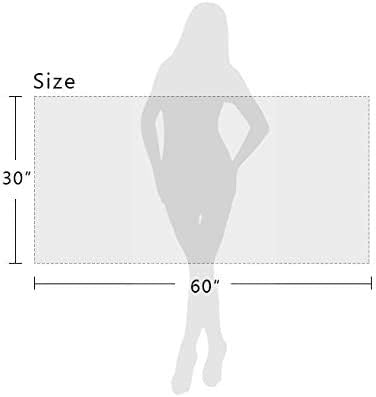 JML Microfiber Bath Towels, Large, Oversized, Soft, Super Absorbent and Fast Drying Bathroom Towel Set for Hair Wrap, Beach, Sport, Fitness, Yoga, 2 Pack, 30" x 60" (White Color)