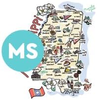 Swig Life 40oz Mega Mug, 40oz Tumbler with Handle and Straw, Extra Large Insulated Tumblers, Cup Holder Friendly Travel Mug (Mississippi)