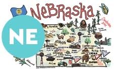 Swig Life 40oz Mega Mug, 40oz Tumbler with Handle and Straw, Extra Large Insulated Tumblers, Cup Holder Friendly Travel Mug (Nebraska)