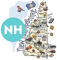 Swig Life 40oz Mega Mug, 40oz Tumbler with Handle and Straw, Extra Large Insulated Tumblers, Cup Holder Friendly Travel Mug (New Hampshire)