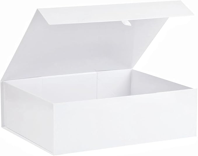 Extra Large White Gift Box 19x16x6 Inches,Gift Boxs for Presents with Lid Magnetic Closure Collapsible,Bridesmaid Proposal Box,Birthday, Christmas,for Clothes and Large Gifts