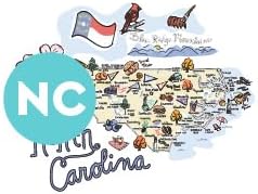 Swig Life 22oz Travel Mug, Insulated Tumbler with Handle and Lid, Travel Coffee Mug, Cup Holder Friendly, Stainless Steel 22 oz Tumbler, Reusable Insulated with Lid (North Carolina)