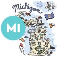 Swig Life 22oz Travel Mug, Insulated Tumbler with Handle and Lid, Travel Coffee Mug, Cup Holder Friendly, Stainless Steel 22 oz Tumbler, Reusable Insulated with Lid (Michigan)