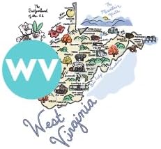 Swig Life 40oz Mega Mug, 40oz Tumbler with Handle and Straw, Extra Large Insulated Tumblers, Cup Holder Friendly Travel Mug (West Virginia)