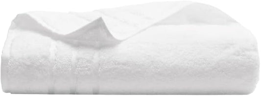 Cariloha Bath Towel | White |28"x54" | Turkish Cotton & Viscose Material Blend | Extra Smooth, Odor Resistant and Highly Absorbent