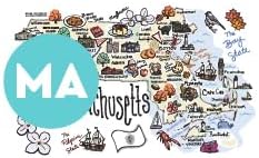 Swig Life 22oz Travel Mug, Insulated Tumbler with Handle and Lid, Travel Coffee Mug, Cup Holder Friendly, Stainless Steel 22 oz Tumbler, Reusable Insulated with Lid (Massachusetts)