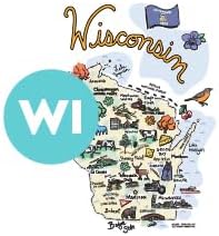 Swig Life 40oz Mega Mug, 40oz Tumbler with Handle and Straw, Extra Large Insulated Tumblers, Cup Holder Friendly Travel Mug (Wisconsin)