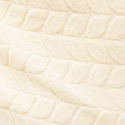 Ultra Soft & Stylish 700 GSM Luxury Washcloth Set (6 Piece - 13 x 13 in.) - 100% Zero-Twist, Long-Staple Cotton - Remarkably Absorbent Washcloths (Papyrus)